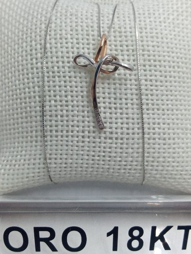 Collana oro bianco - bianco, 18