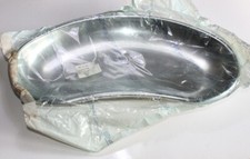 Bacinella Reniforme acciaio inox studio medico grande 370x200x40 mm