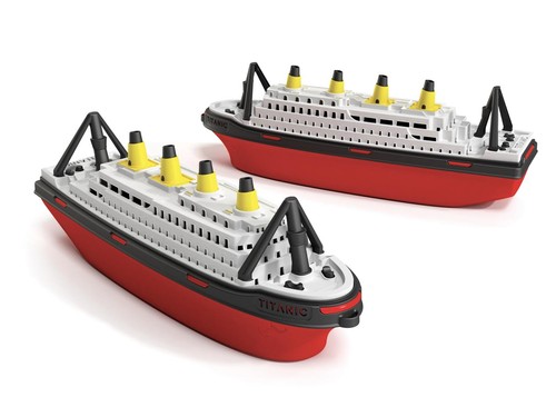 Nave titanic rossa art 1279 - nave, art.1279