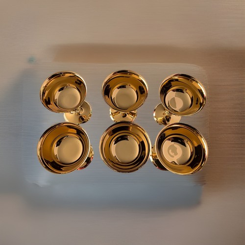 Tazza elettrolitica oro - oro, 24kt