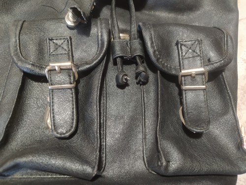 Zainetto vintage con tasche - zainetto,