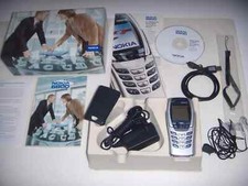 NOKIA 6800 SILVER EDITION ORIGINALE 2003 NO BRAND + SCATOLA E ACCESSORI COMPLETI