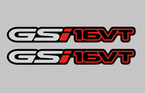 Adesivi gsi16vt opel corsa - 2,
