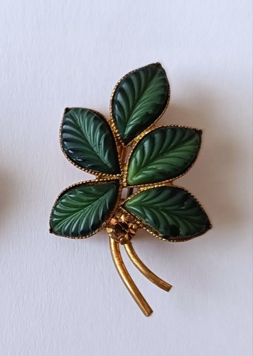 Spilla dorata floreale vintage - spilla,
