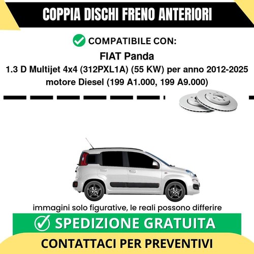 Coppia dischi freno anteriori - coppia,