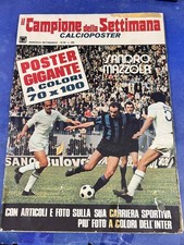 Poster cartonato a colori SANDRO MAZZOLA Inter calcio 70x100cm