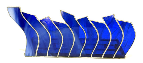 Menorah ebraica vetro - menorah,