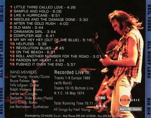 Neil young all - cd,