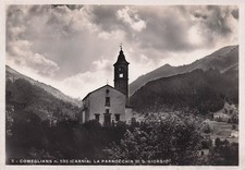27-26C) CARTOLINA COMEGLIANS CARNIA PARROCCHIA SAN GIORGIO UDINE
