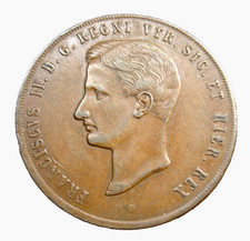 10 Tornesi 1859 N Regno delle Due Sicilie Francesco II di Borbone (1859-1861)