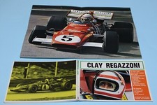 CLAY REGAZZONI EDITRICE DELL'AUTOMOBILE 1972 MOLTO BUONO/OTTIMO (+ POSTER)