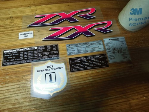 Zxr 750 decal set vinyl - zxr,
