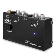 Pyle Phono Giradischi Preamplificatore Mini Elettronico Audio Stereo Fonografo Preamplificatore