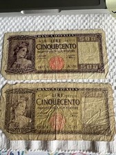 1947 banca italia 500 - 1947, lire