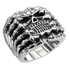 Men's Ring Solid Steel Skull