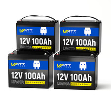 4pack wattcycle 12v 100ah - wattcycle,