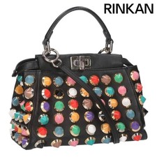 Fendi peekaboo mini borsa - peekaboo, a