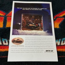 🏁 Poster Motoslitta '97 ARCTIC CAT THUNDERCAT semi vintage slitta ((MAN’S SOUL))