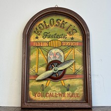 Insegna vintage legno con