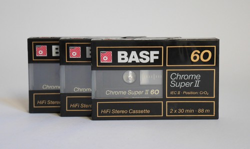 Musikkassetten basf chrome - musikkassetten,