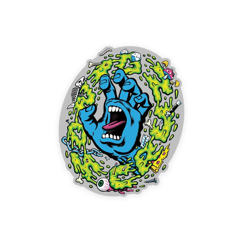 Adesivo santa cruz - santa, slime