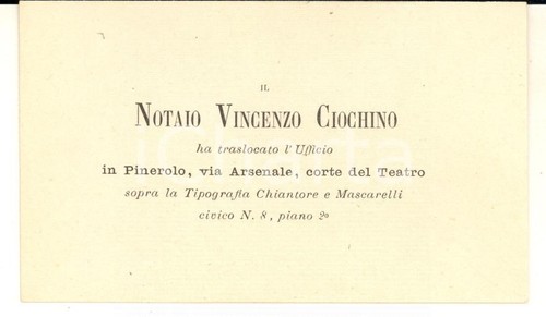 1820 pinerolo biglietto - pinerolo,