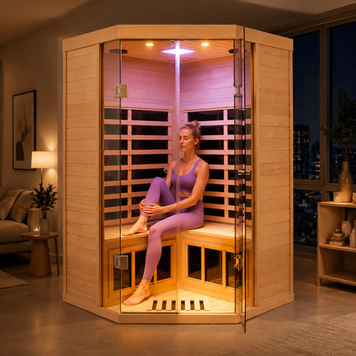 Corner far infrared sauna - corner,