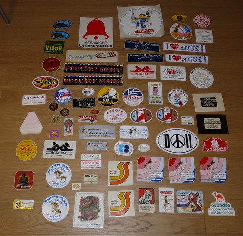 Lotto stickers adesivi - 70,