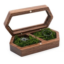 Scatola Porta Anelli In Legno