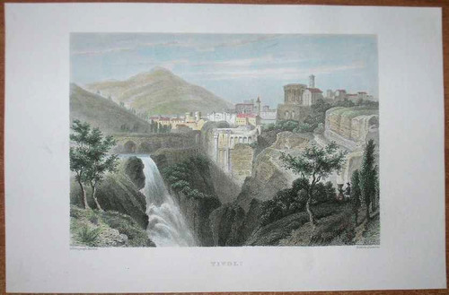 1863 stampa meyer tivoli - 1863,