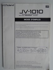 Roland manuel français jv1010 - roland,