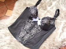 Bustino In Tulle grigio e bianco