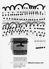 ADVERTISEMENT 1956 OLIVETTI