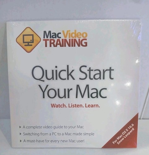Mac video training rom - video, cd-rom