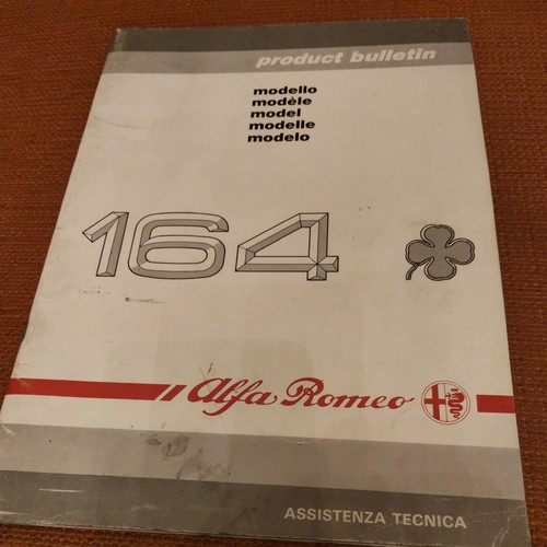 Product bulletin alfa romeo - bulletin,