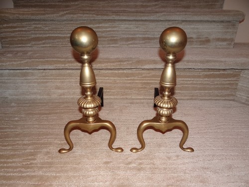 Andirons vintage gatco - andirons,
