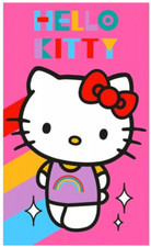 Hello Kitty Asciugamano 30x50 per Ospiti Bambina Cotone H_5023