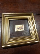 Cromolitografia d'arte realizzate con torchio a mano su foglia d'oro 23 KT 