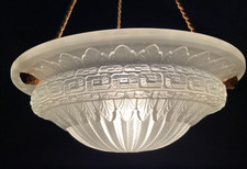 Lustre vasque Art déco en