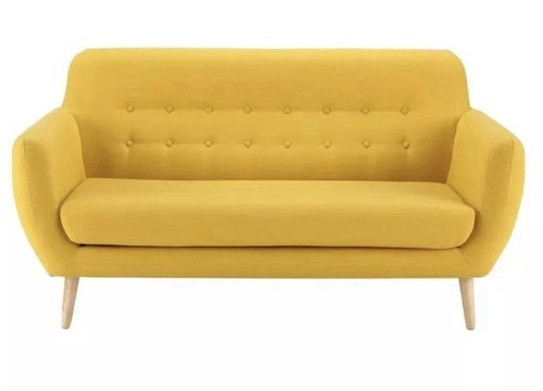 Divano posti giallo - posti, giallo,