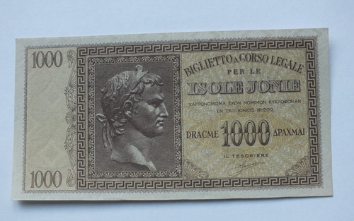 1000 dracme occupazione - 1000,