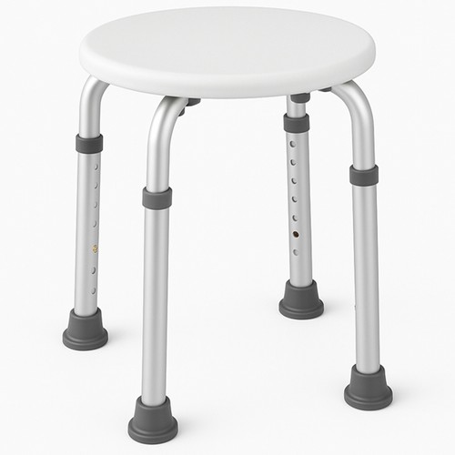 Sgabello bagno tondo - sgabello,