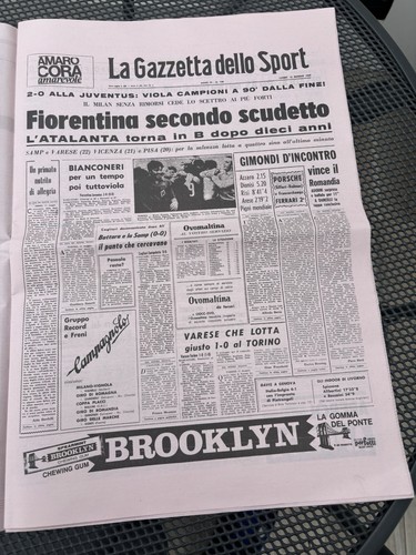 Giornale calcio ristampa - giornale,
