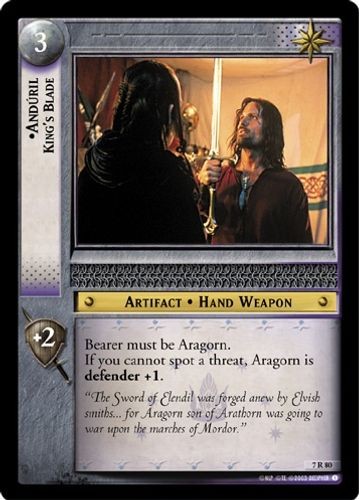 Anduril king blade the - king's,