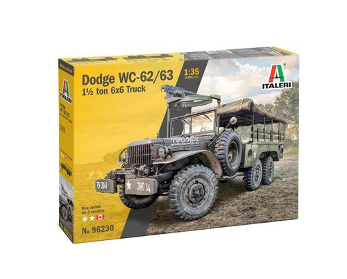 Italeri 96230 dodge wc62 2 - dodge, 1/2