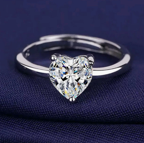 Anello regolabile cuore