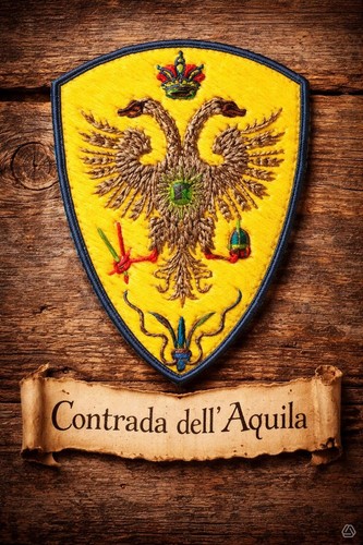 Palio siena patch - palio,