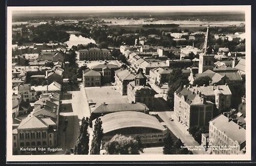Karlstad fran flygplan - fran,