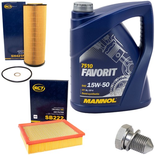 Kit filtri olio motore 15w50 - kit,