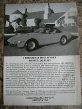 FERRARI DAYTONA SPYDER MUSEUM